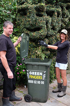 greenfingers services wheelie bins
